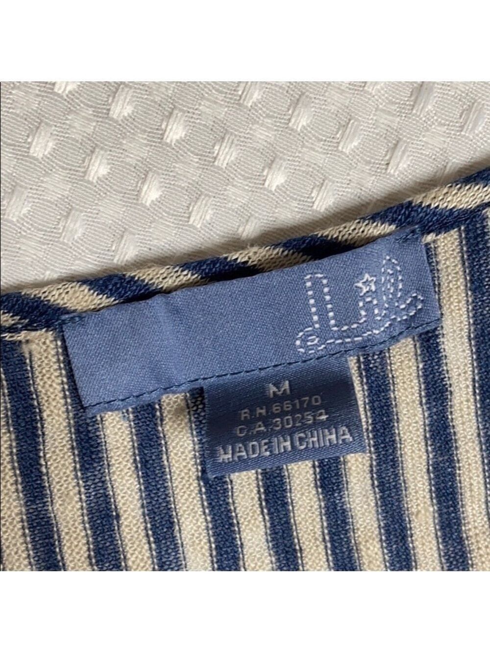 ANTHROPOLOGIE - lil linen blue striped dress - Picture 5 of 8